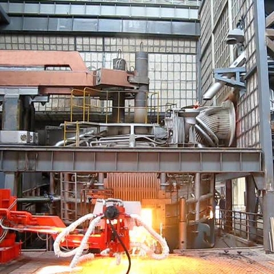 Welded Steel Melting Furnace 150-400KW 20mm Shell Thickness