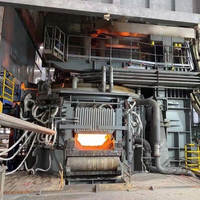 Welded Steel Melting Furnace 150-400KW 20mm Shell Thickness